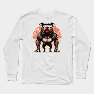 Anonymous Pit Bull Dog Long Sleeve T-Shirt